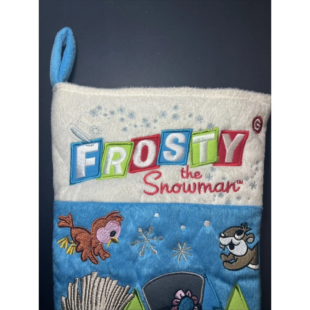 Frosty The Snowman Stocking Gemmy Christmas Plush 3D 19